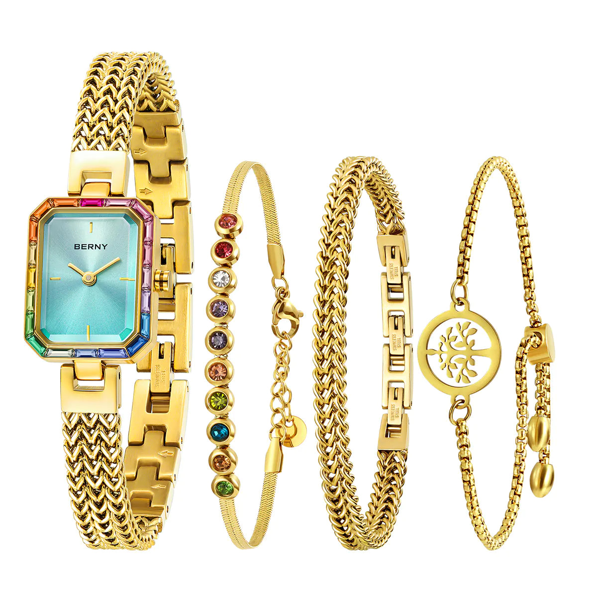 2923LBR-LB with light blue dial