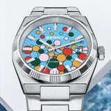 BERNY-Men Automatic Dress Watch- Interchangeable Bezel- AM241M