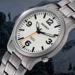 BERNY-Men Quartz Titanium Field Watch V2-T2576MS