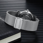 Men Automatic Full-Lume Railroad Watch AM138M-L-B