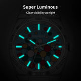 BERNY-Men Automatic Dress Watch- Interchangeable Bezel- AM241M