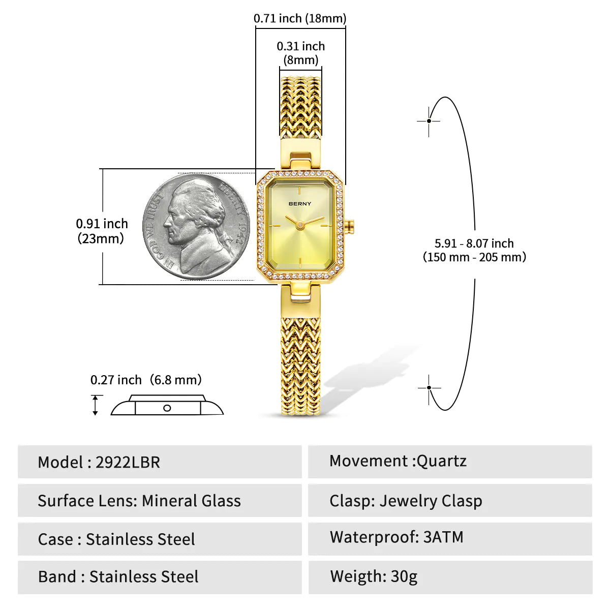 dimensions; weight; material