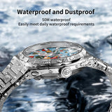 BERNY-Men Automatic Dress Watch- Interchangeable Bezel- AM241M