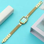 BERNY-Women Quartz Square Gold Watch-2921L