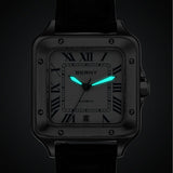 BERNY – Herren-Automatikuhr „Tank“ – austauschbare Lünette – AM136VM