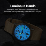 BERNY Titanium Field Watch T2576M-luminous hands