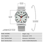 Men Automatic Full-Lume Railroad Watch AM138M-L-B