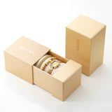 BERNY-Women Quartz Square Gold Watch-2922L