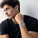 BERNY-Men Automatic Dress Watch- Interchangeable Bezel- AM241M