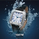 BERNY – Herren-Automatikuhr „Tank“ – austauschbare Lünette – AM136VM