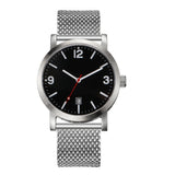 AM038MS-A2 | Without Logo | Stainless Steel Case | Black Dial | Stainless Steel Strap