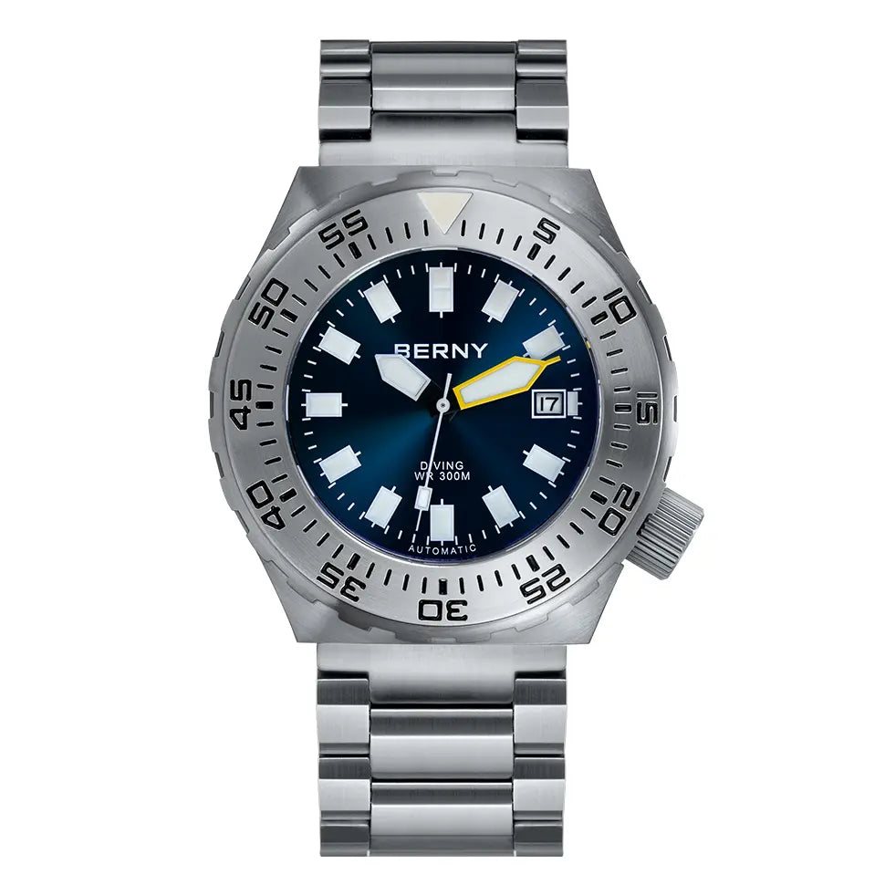 AM09026M-C | Stainless Steel Case | Blue Dial | Full of Sand-blasted Stainless Steel Strap