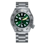 AM09026M-GRN | Stainless Steel Case | Green Dial | Full of Sand-blasted Stainless Steel Strap
