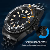 Screw-in crown