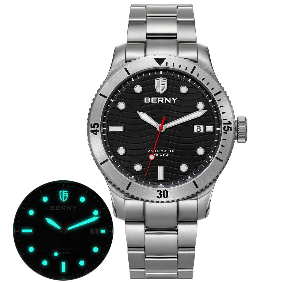 AM134M-A with black wavy dial