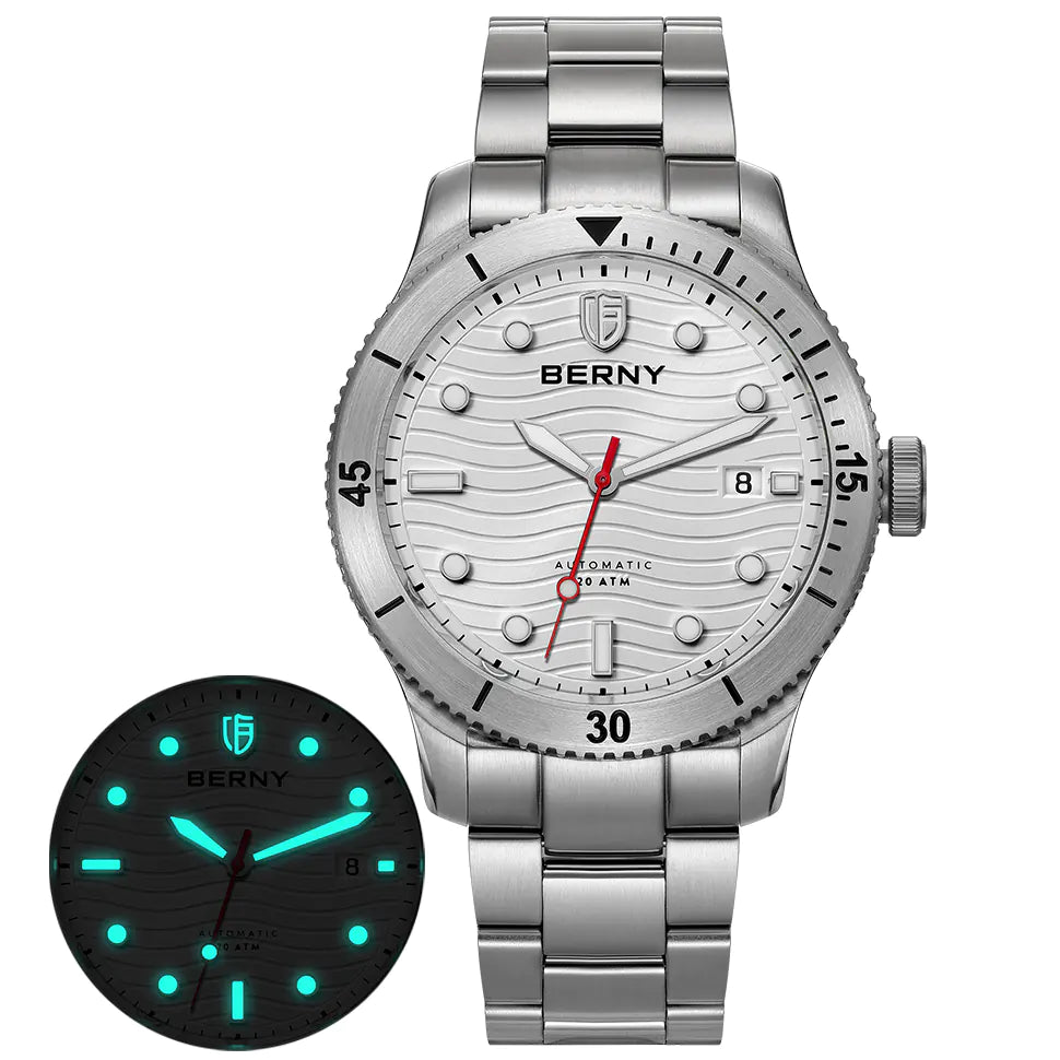 AM134M-B with white wavy dial