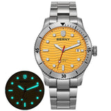 AM134M-YE with yellow wavy dial