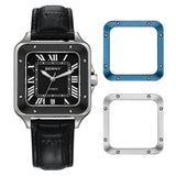 BERNY – Herren-Automatikuhr „Tank“ – austauschbare Lünette – AM136VM