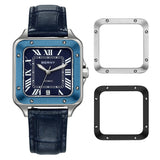 BERNY – Herren-Automatikuhr „Tank“ – austauschbare Lünette – AM136VM