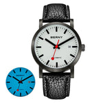 Men Automatic Full-Lume Railroad Watch AM138MP-L-BLK