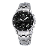 BERNY-2207M-A | Stainless Steel Case | Black Bezel | Black Dial | Stainless Steel Strap