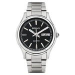BERNY-Men Watch-2651M-A | Stainless Steel Case | Black Dial | Stainless Steel Strap