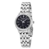 BERNY-AM013VL-A | Stainless Steel Case | Black Dial | Stainless Steel Strap