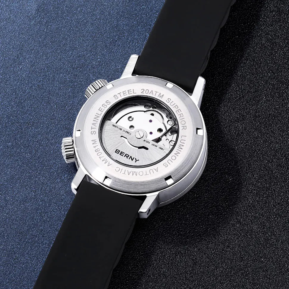 BERNY-AM7081M | Sapphire Exhibition Back Cover