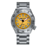 BERNY-Men Automatic Diver Watch-AM09026M-ORG | Stainless Steel Case | Orange Dial | Full of Sand-blasted Stainless Steel Strap