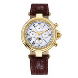 Men Automatic Full Calendar Watch-AM7042M-YE Gold