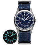 BERNY-Men Quartz Titanium Field Watch-T2526M