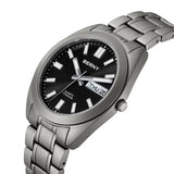 BERNY-Men Quartz Titanium Dress Watch-T2567MS
