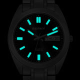 BERNY-Men Quartz Titanium Dress Watch-T2567MS