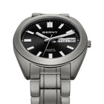 BERNY-Men Quartz Titanium Dress Watch-T2567MS