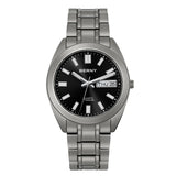 BERNY-Men Quartz Titanium Dress Watch-T2567MS