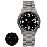 BERNY-Men Quartz Titanium Field Watch V2-T2576MS