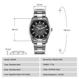 BERNY-Men Quartz Dress Watch-2954M