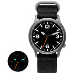 BERNY Titanium Field Watch T2576M-black dial-without BERNY mark