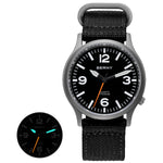 BERNY Titanium Field Watch T2576M-black dial