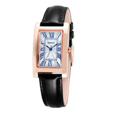 BERNY 2912L-A | Rose Gold Case | Black Leather Strap