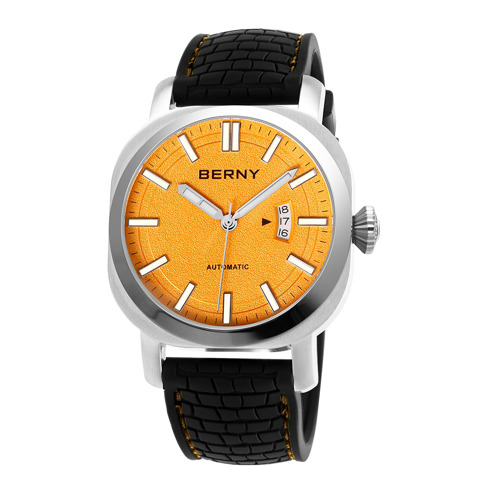 BERNY Men's Japanese Automatic Mechanical Watch, Self Winding