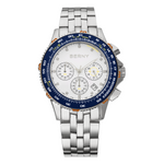 Men Quartz Diamond Silver Chronograph Watch-DS00025D-1