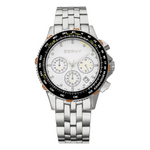 Men Quartz Diamond Silver Chronograph Watch-DS00025D-2