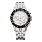 Men Quartz Diamond Silver Chronograph Watch-DS00025D-2