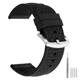 Silicone Tire texture Stitched Watch Strap