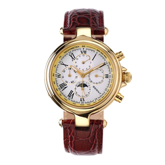 BERNY-Men Automatic Full Calendar Watch-AM7042M – BERNY® WATCH