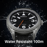 BERNY-Men Automatic Titanium Field Watch-AMT143M