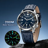 BERNY-Men Automatic Aviation Watch-AM169M