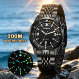 BERNY - Herren-Automatik-Fliegeruhr - AM129M 