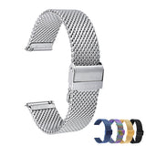 BERNY-Stainless Steel Quick Release Mesh Strap